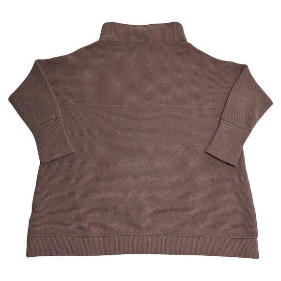 Free People Ottoman Slouchy Tunic Top Sweater Women’s Small Nutmeg Brown - Picture 3 of 12